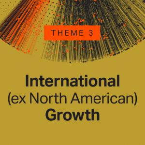 Theme 3: International (ex North American) Growth