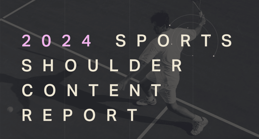 2024 Streaming Sports Shoulder Content