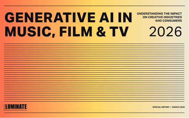 Generative AI in music, film & tv
